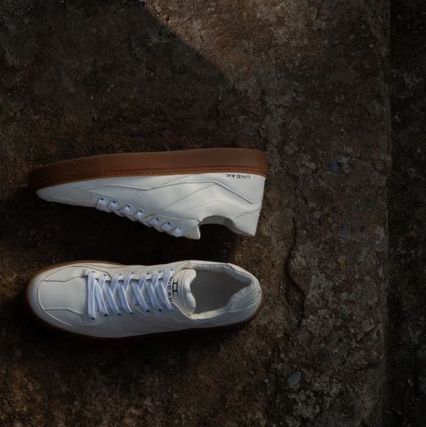 white sneakers